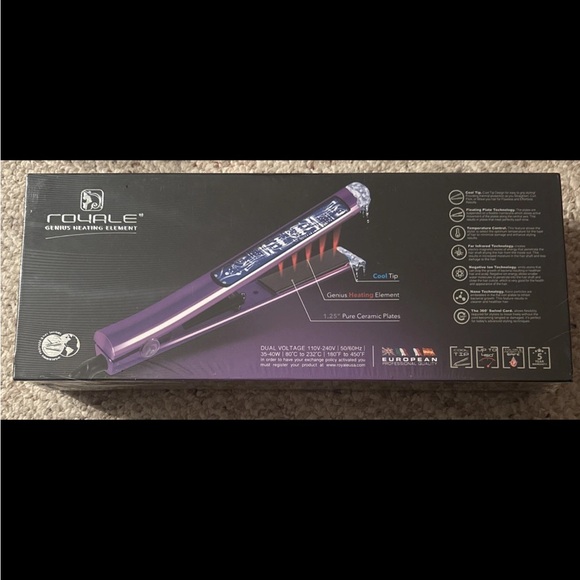 Limited Edition Royale Platinum Genius Heating Element Hair Straightener - Picture 5 of 8